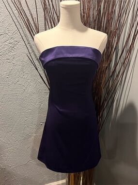 🌺NWT SKY TO MOON PURPLE STRAPLESS MINI DRESS SIZE SMALL🌺